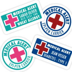 Medical Alert Stickers